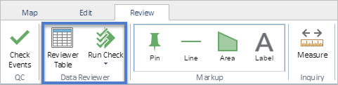 Data Reviewer toolbar