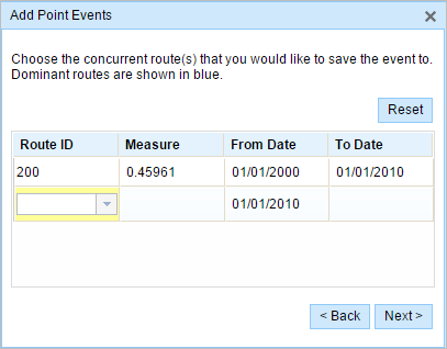 Choosing a route manually Choosing a route manually